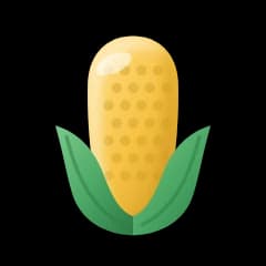 Illustration of an ear of corn, this week's size comparison